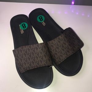 Brown and black brand new sandals